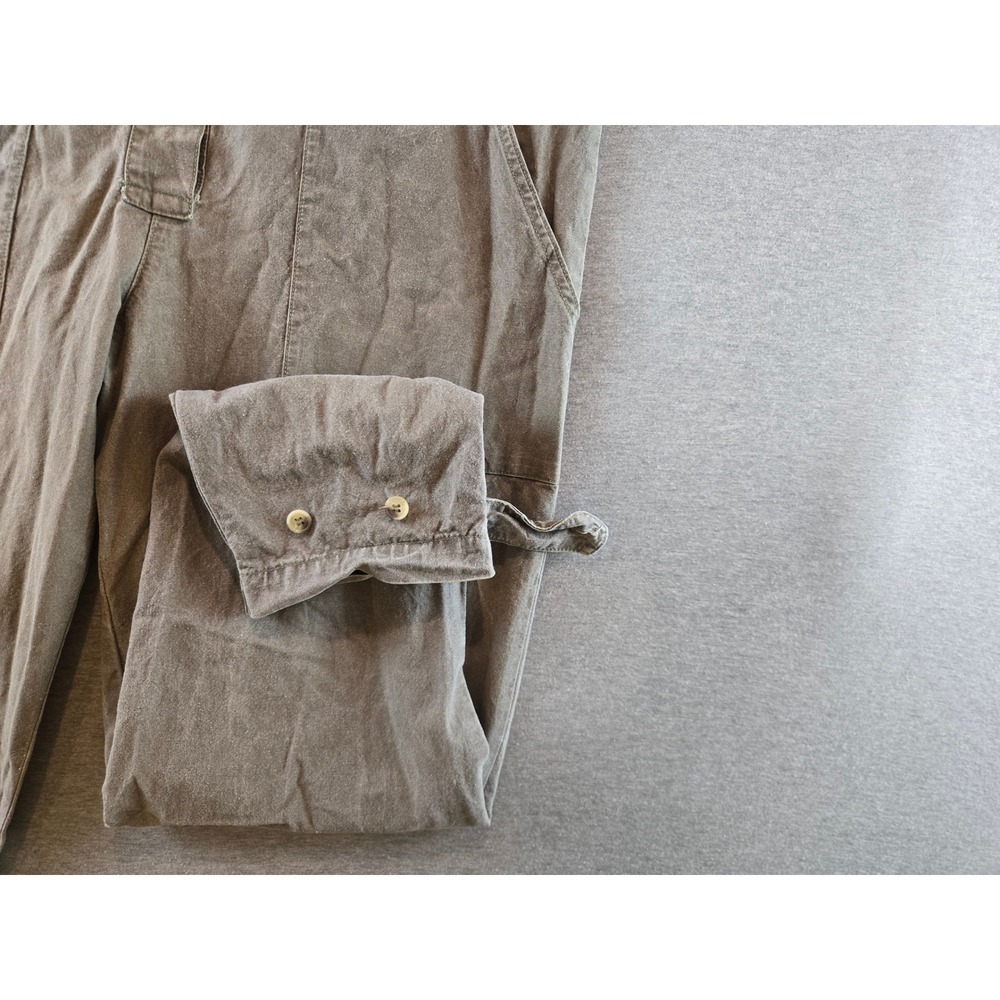 Vintage Banana Republic Safari Jumpsuit Womens S Beige Cotton Utility Boiler 80s - Picture 6 of 13